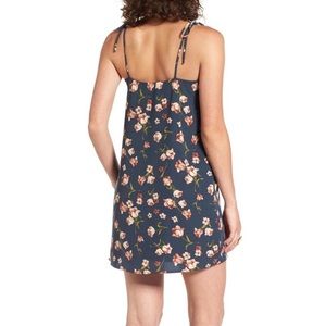 Nordstrom floral slip dress autumn print S